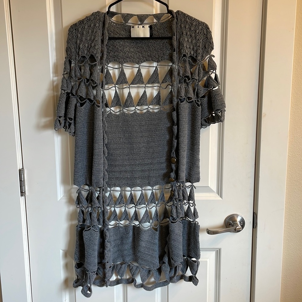 Mike Gonzalez unique Cutout Cardigan. XS.